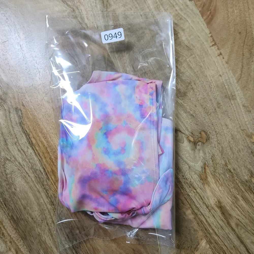 Andy & Evan Swimsuit Girls Size‎ 16 Two Piece Pink Tie Dye New Nwt